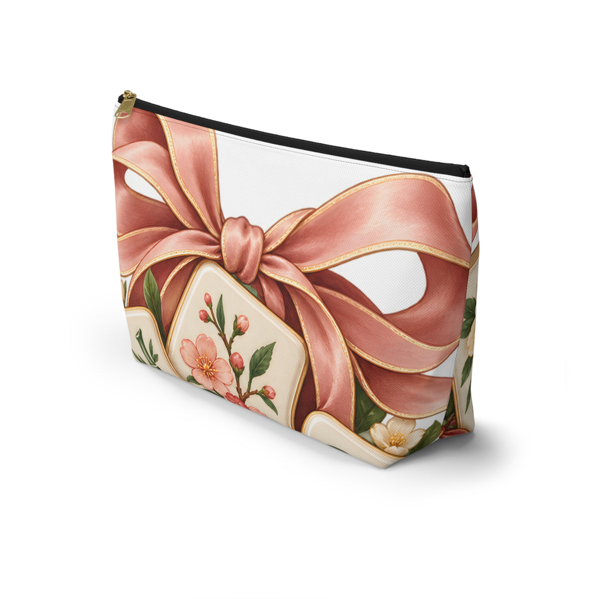 Lucky Tile Bows Mahjong Pouch