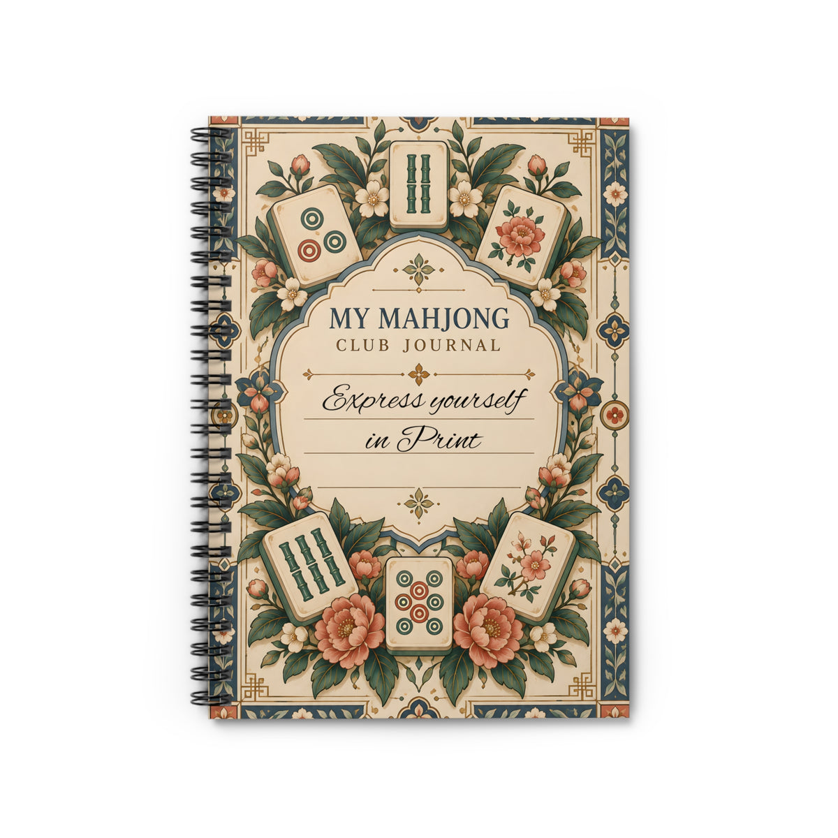Mahjong Club Spiral Notebook