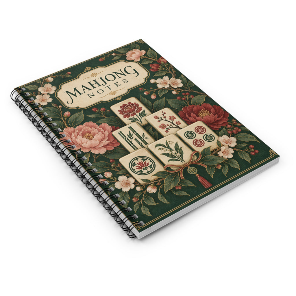 Mahjong Notes Spiral Notebook