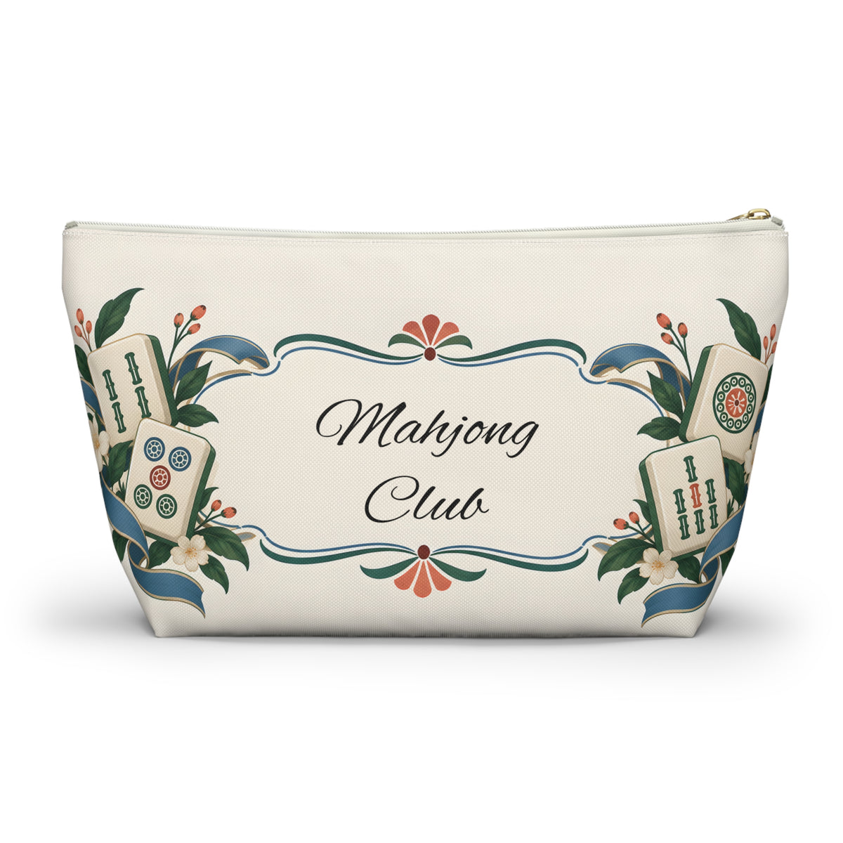 Floral Mahjong Club Pouch