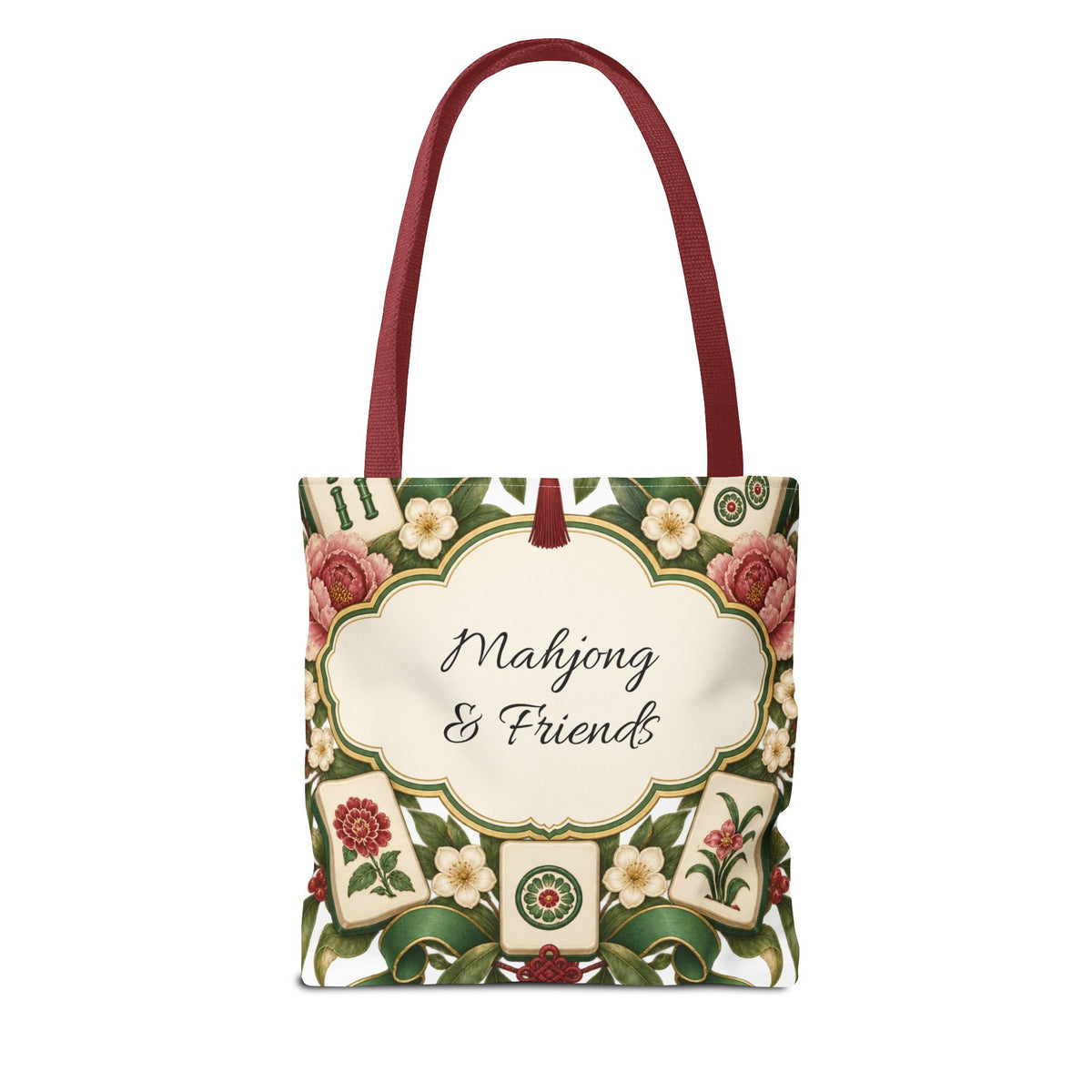 The Floral Club Mahjong Tote Bag