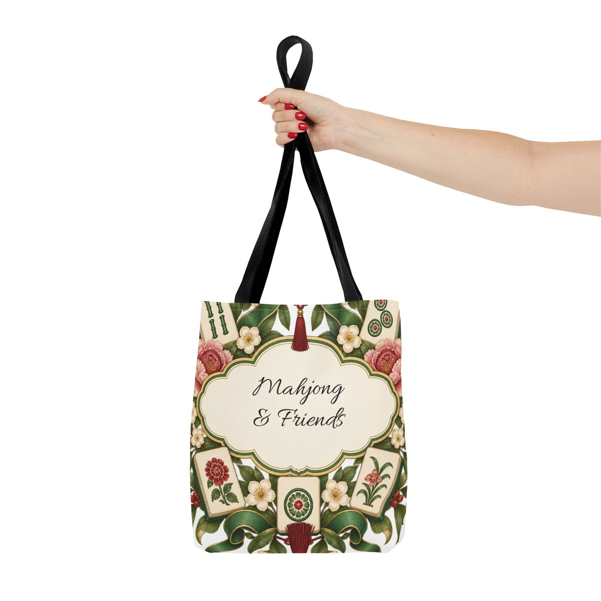 The Floral Club Mahjong Tote Bag