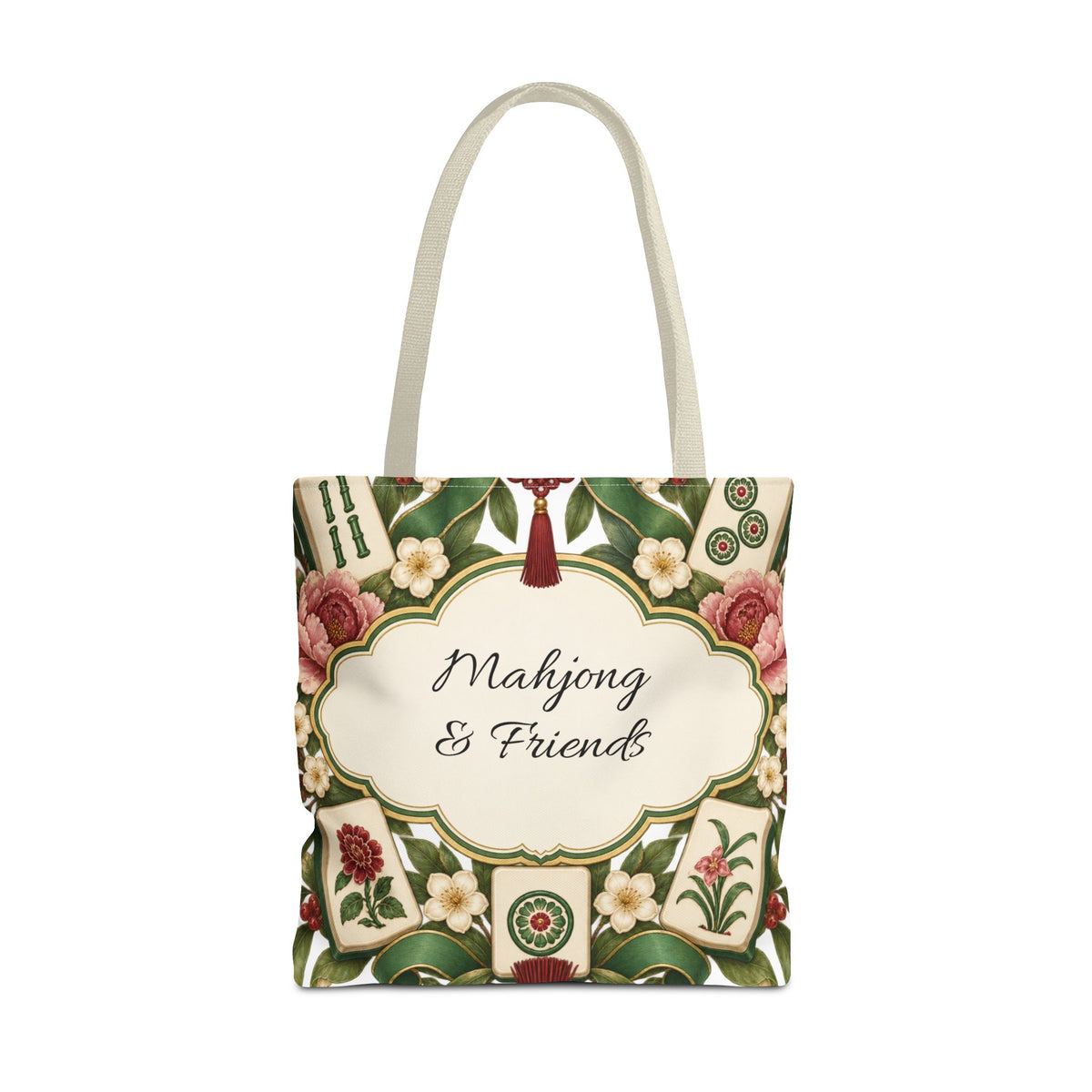 The Floral Club Mahjong Tote Bag