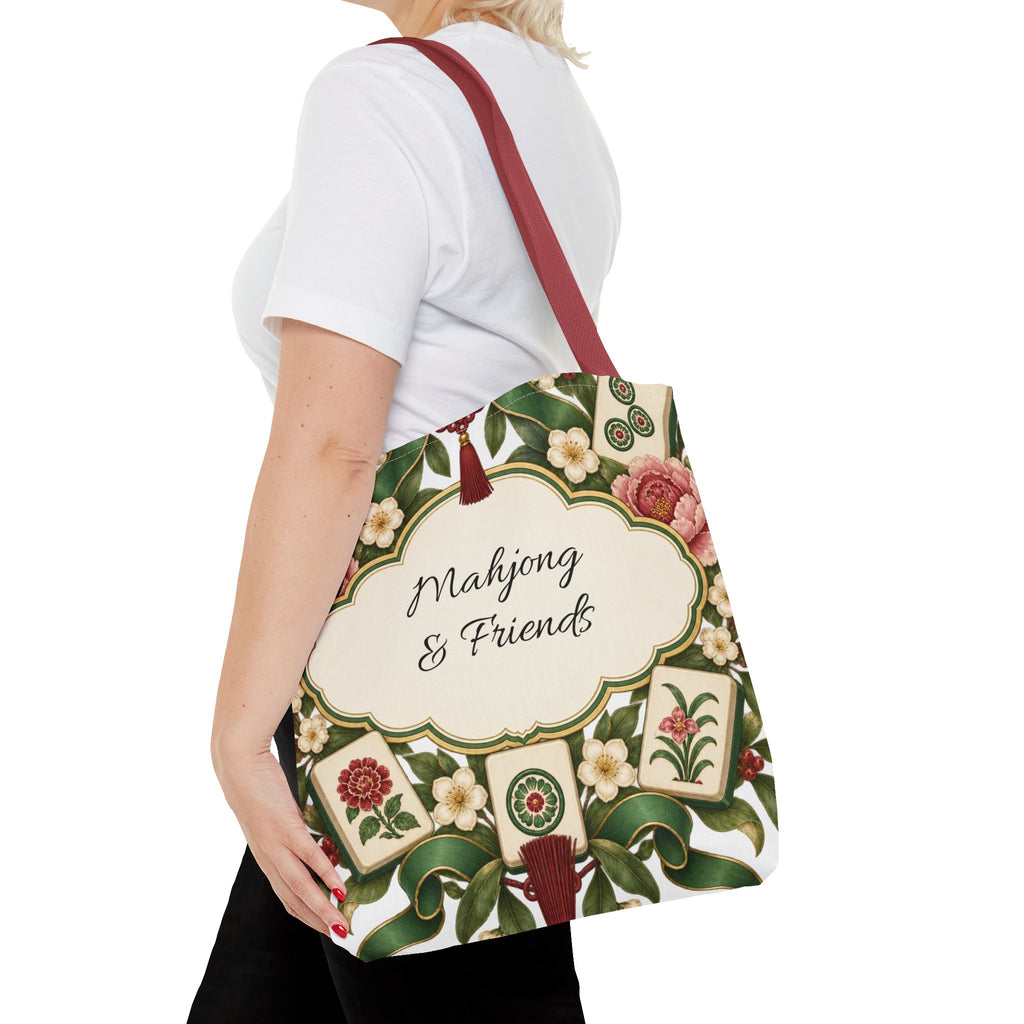 The Floral Club Mahjong Tote Bag