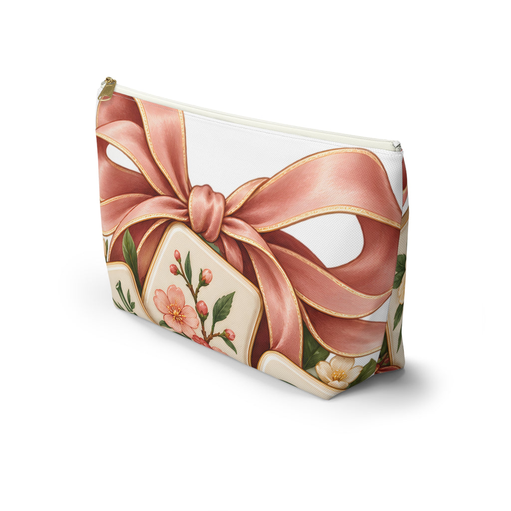 Lucky Tile Bows Mahjong Pouch
