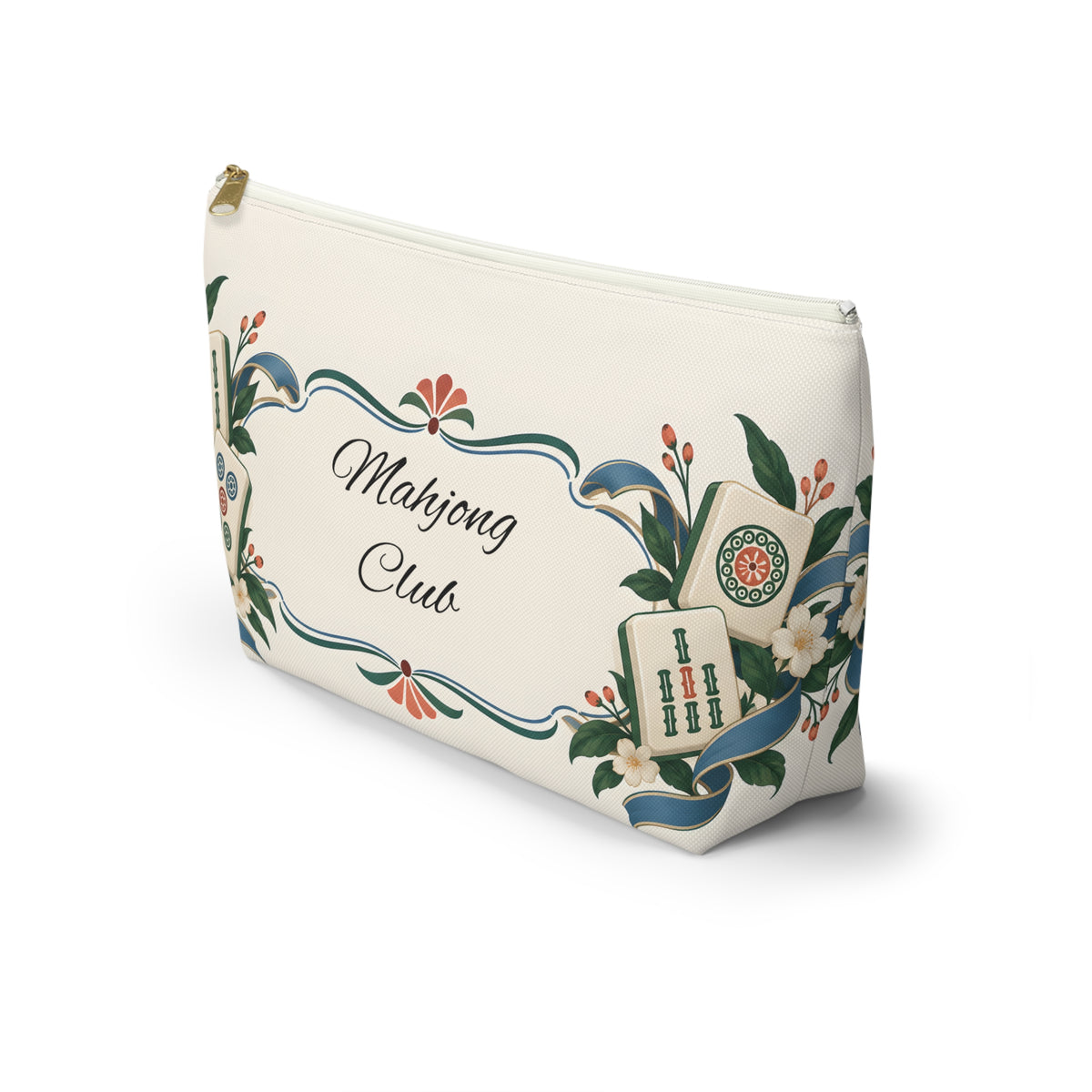 Floral Mahjong Club Pouch