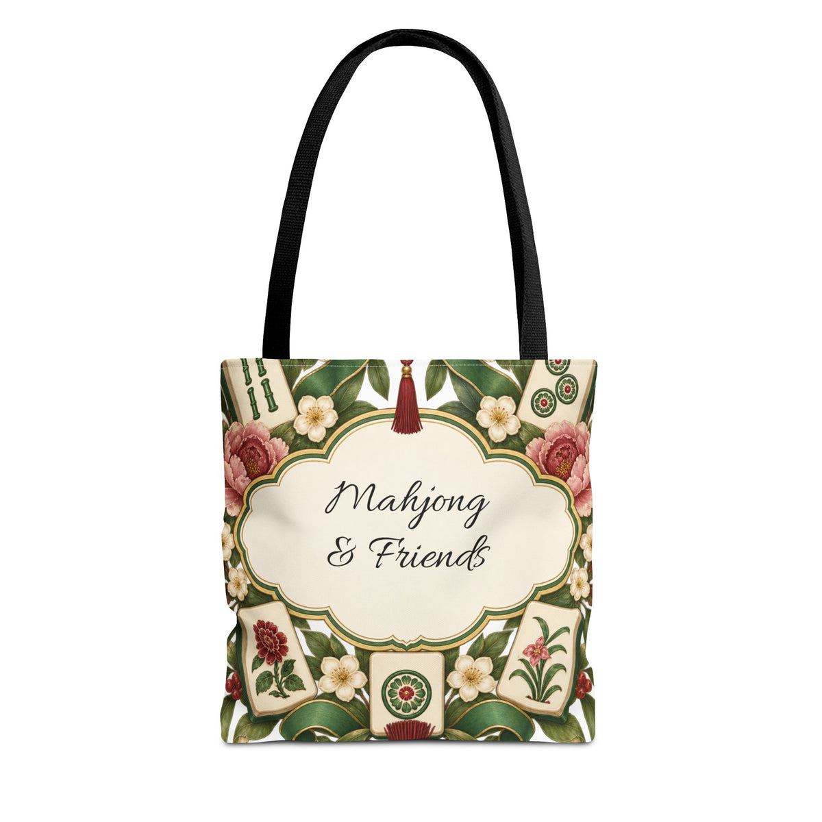The Floral Club Mahjong Tote Bag