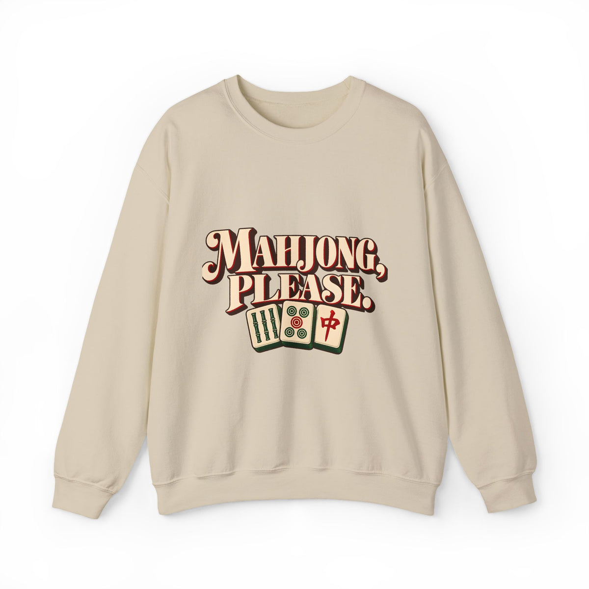 Mahjong, Please Minimal Sweatshirt
