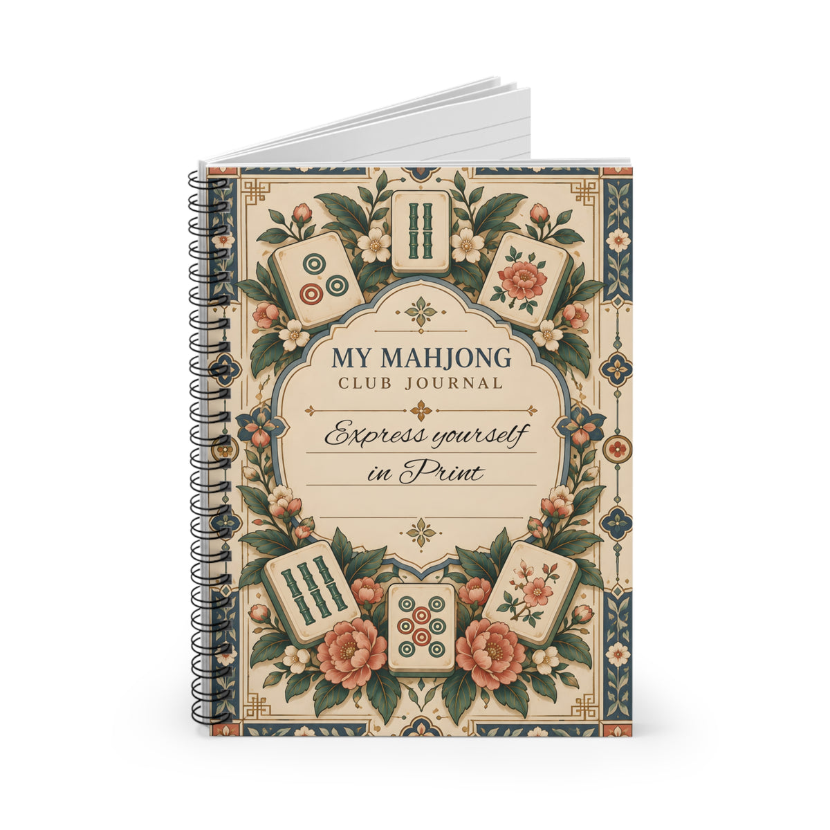 Mahjong Club Spiral Notebook