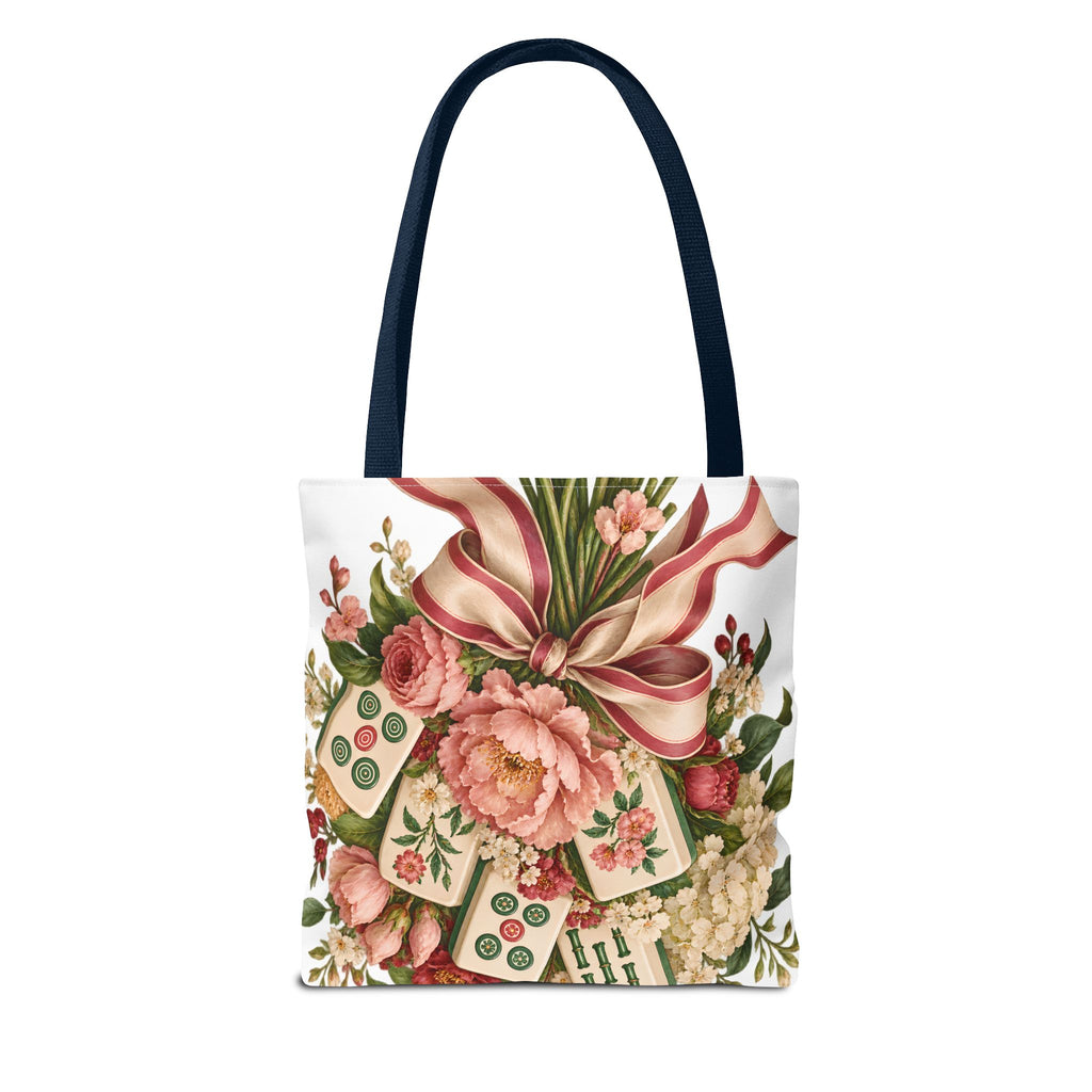 Mahjong Market Day Floral Tote Bag