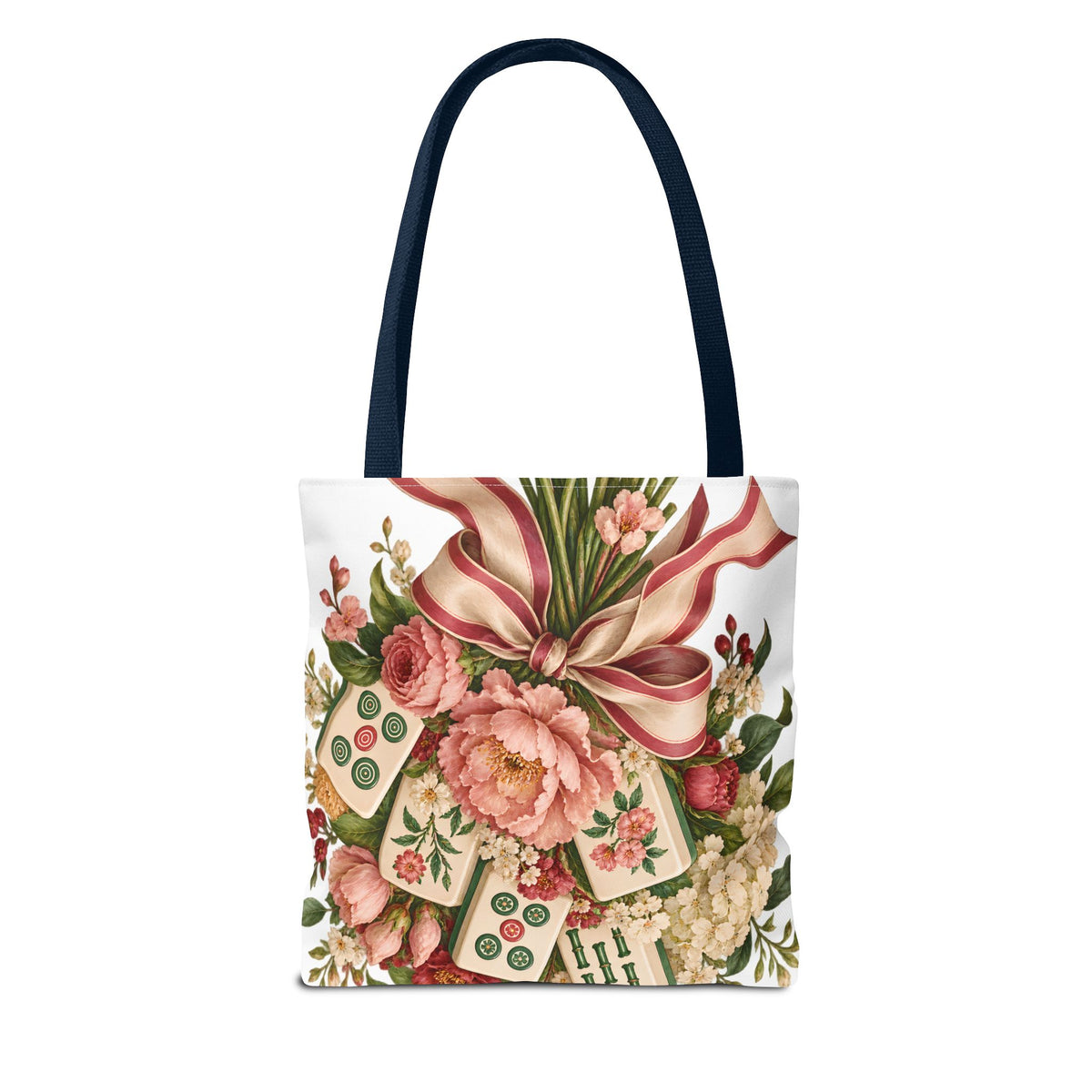 Mahjong Market Day Floral Tote Bag