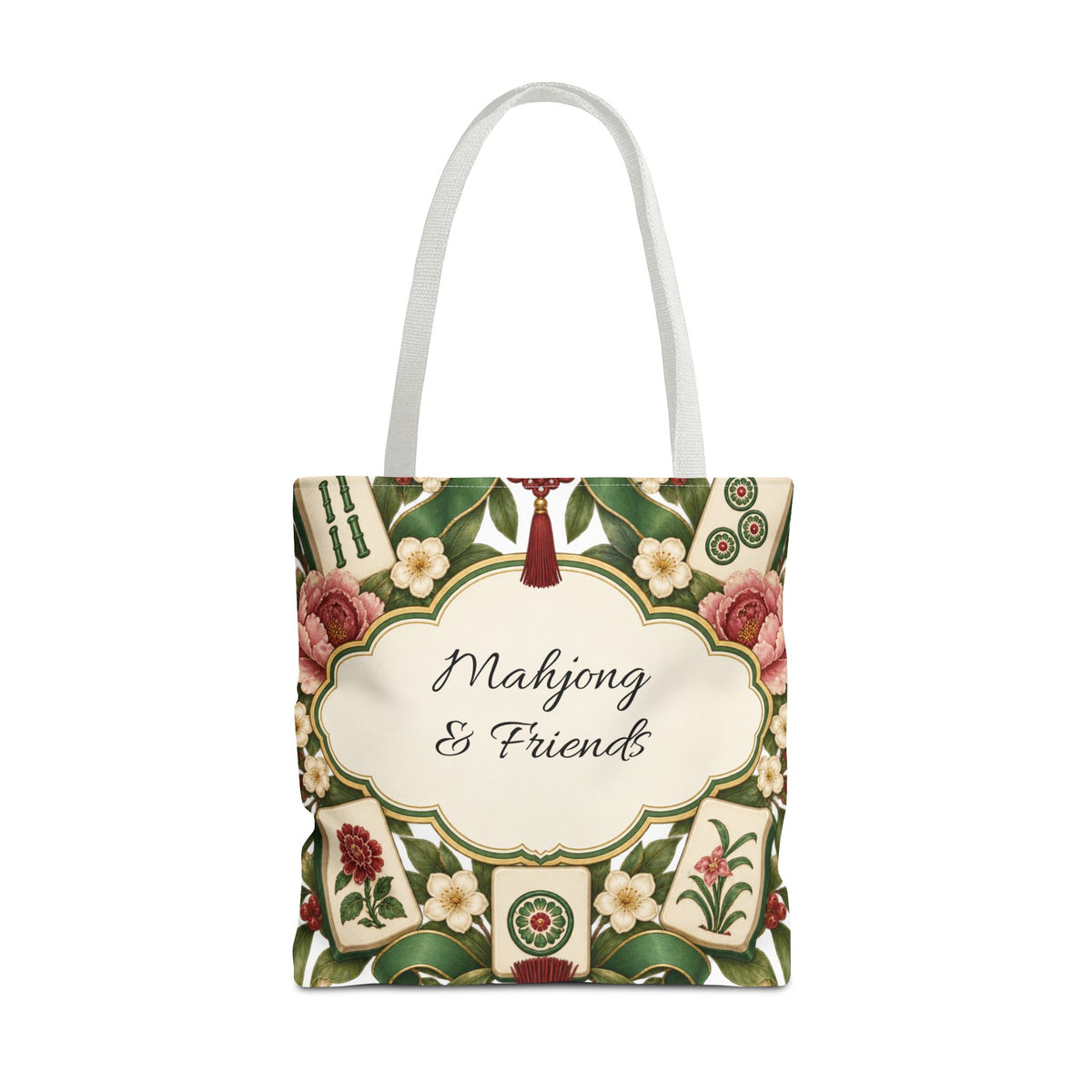 The Floral Club Mahjong Tote Bag