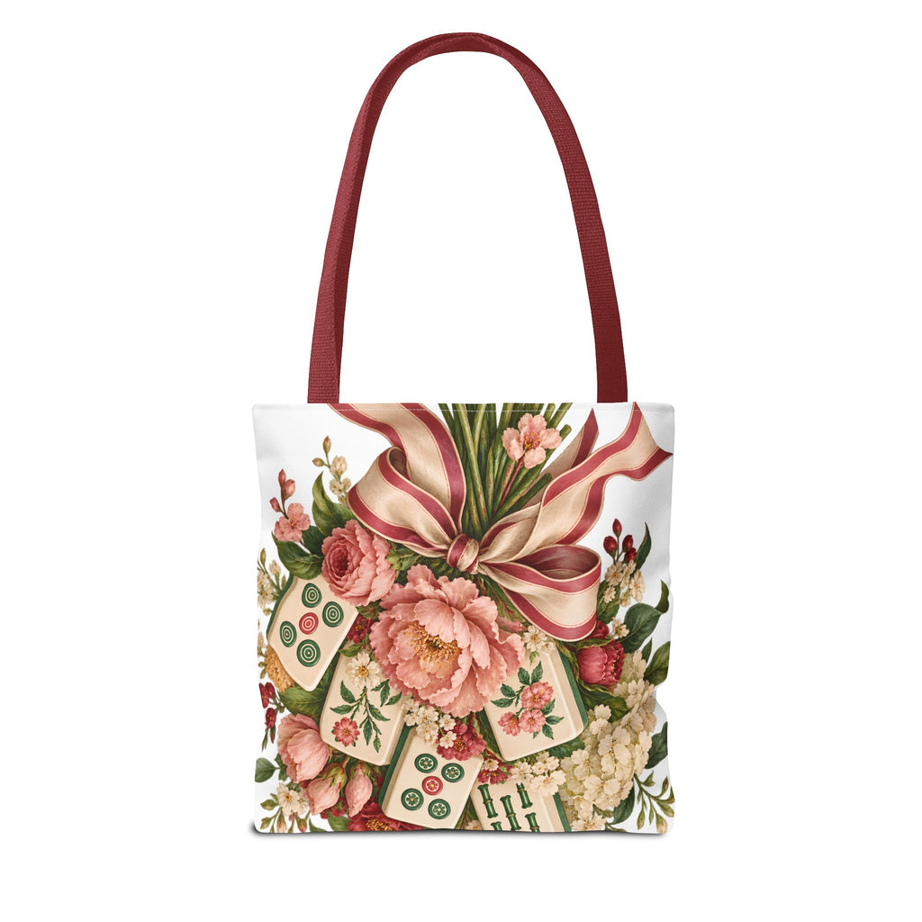 Mahjong Market Day Floral Tote Bag