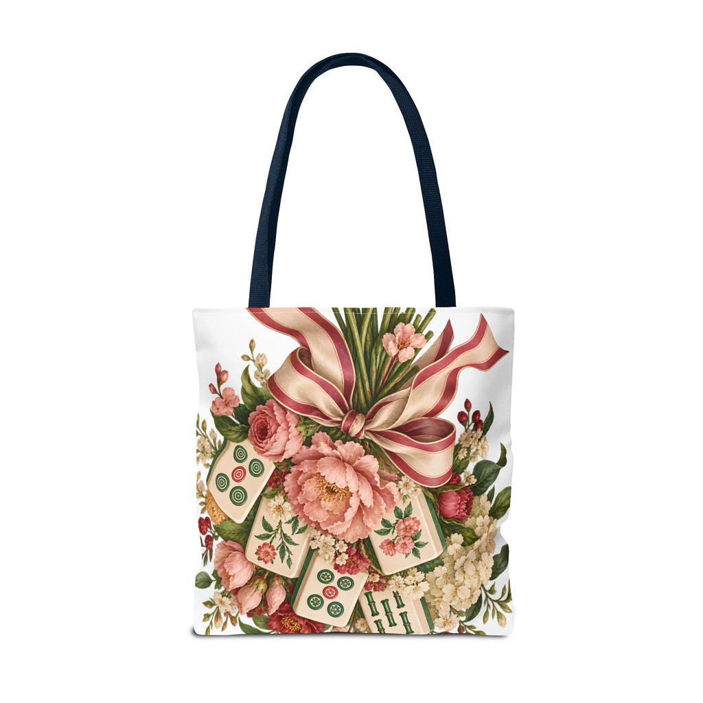 Mahjong Market Day Floral Tote Bag