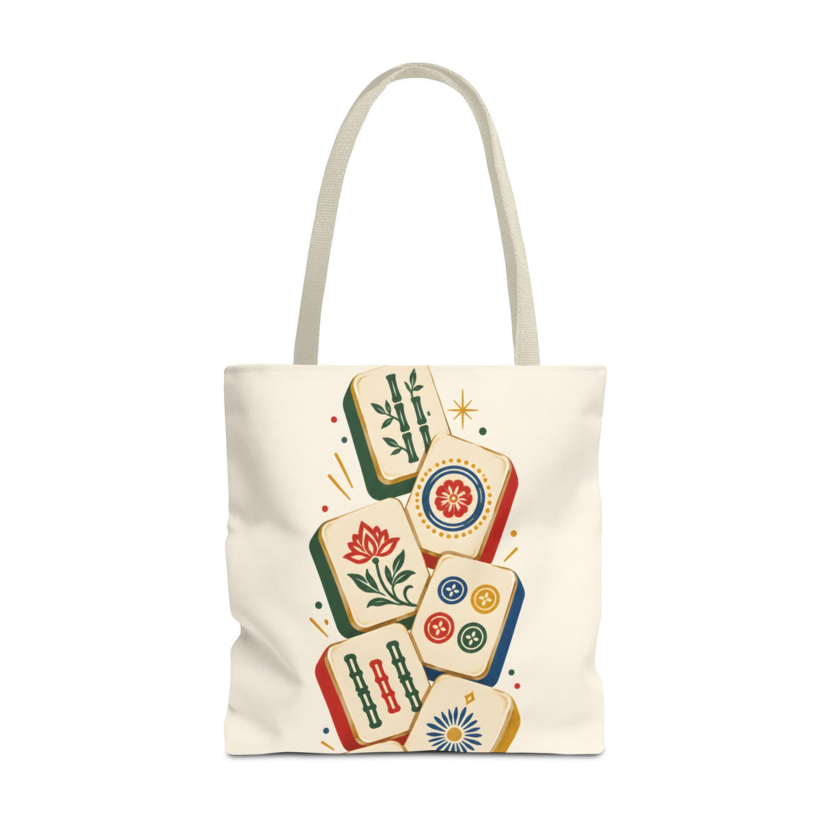 The Tile Parade Mahjong Tote Bag