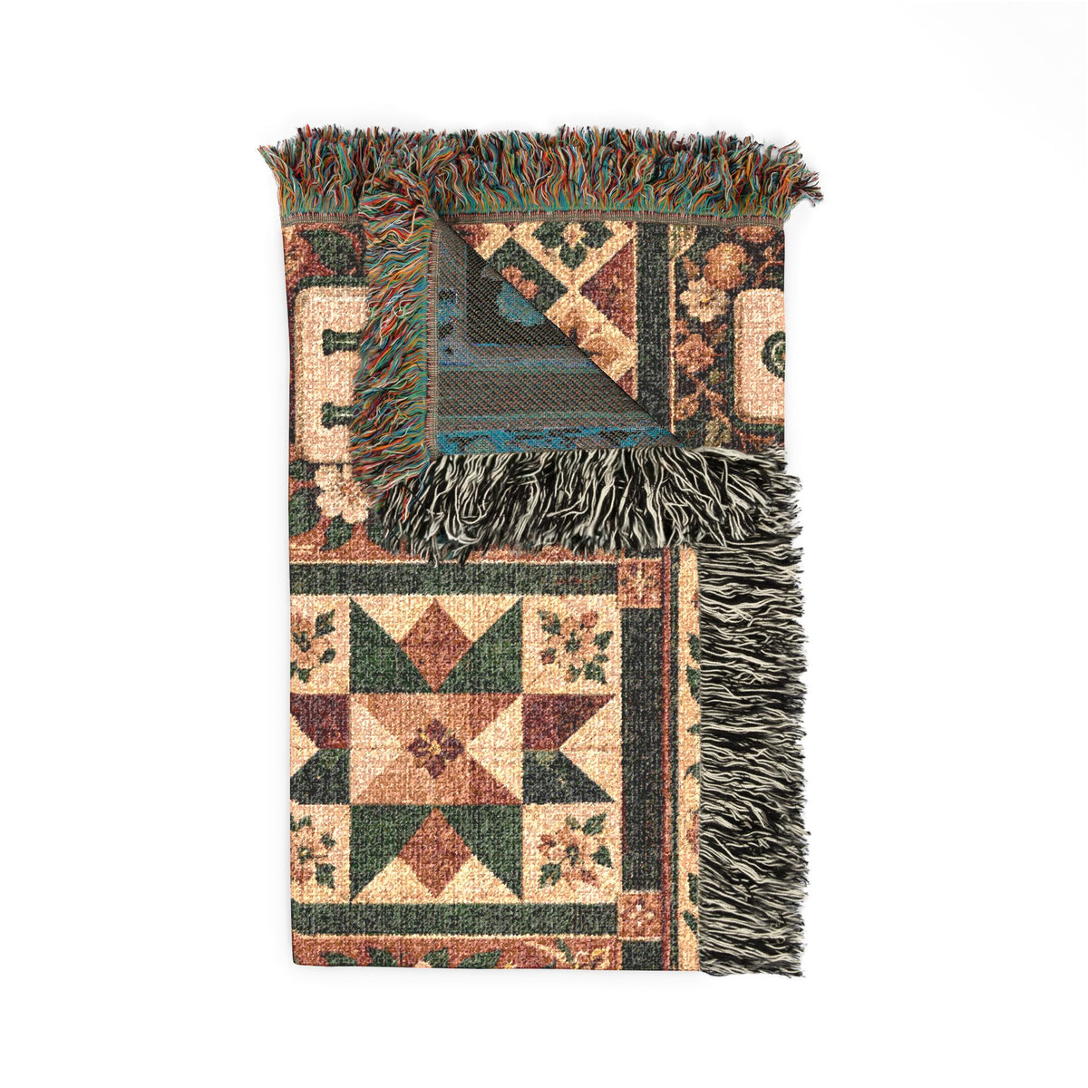 The Game Night Quilt Mahjong Woven Blanket