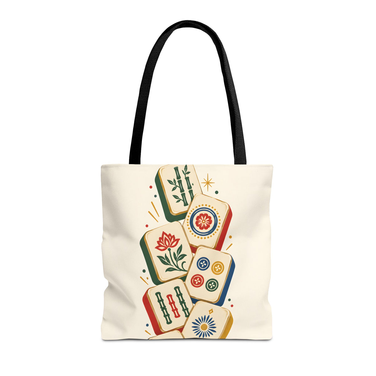 The Tile Parade Mahjong Tote Bag
