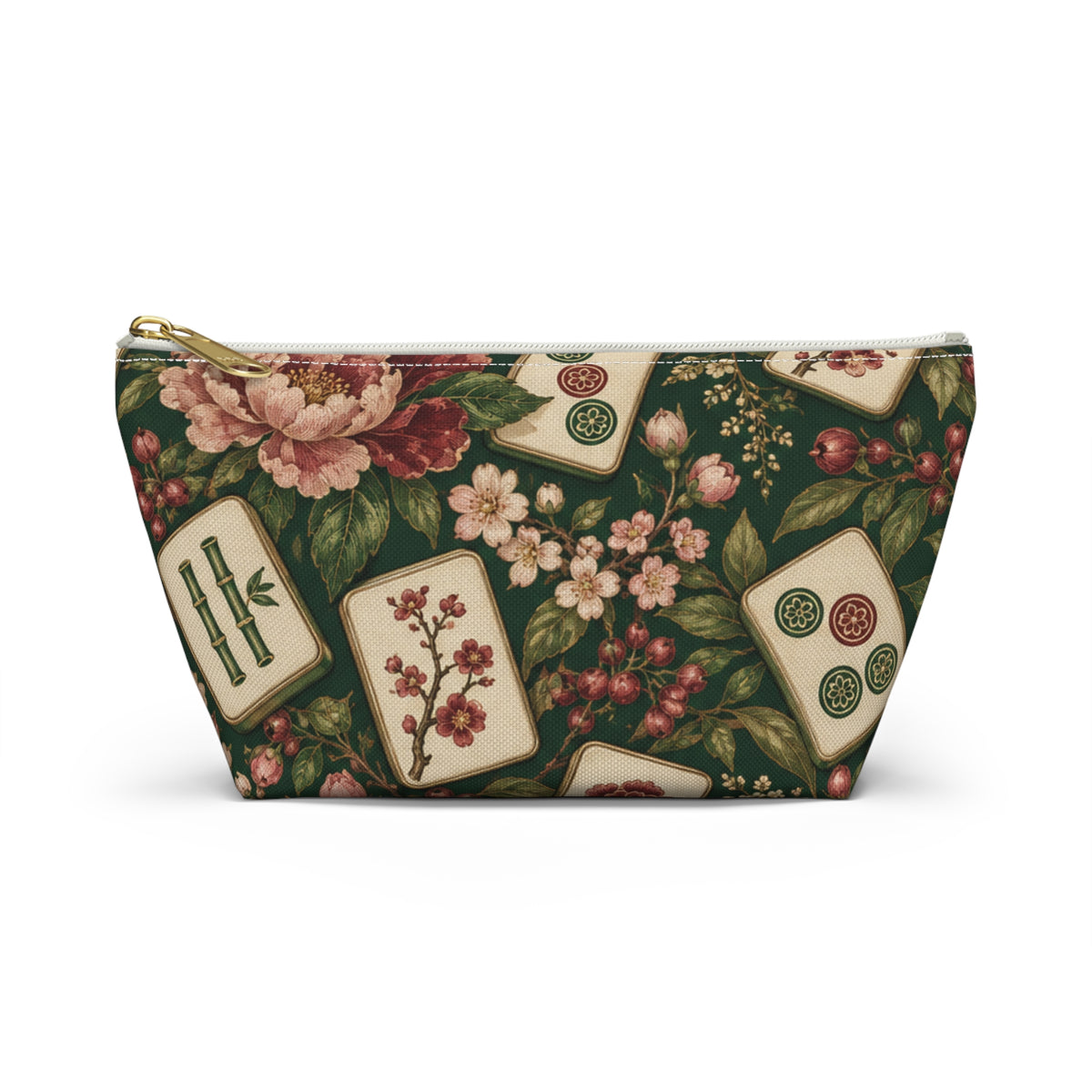 Botanical Mahjong Garden Pouch