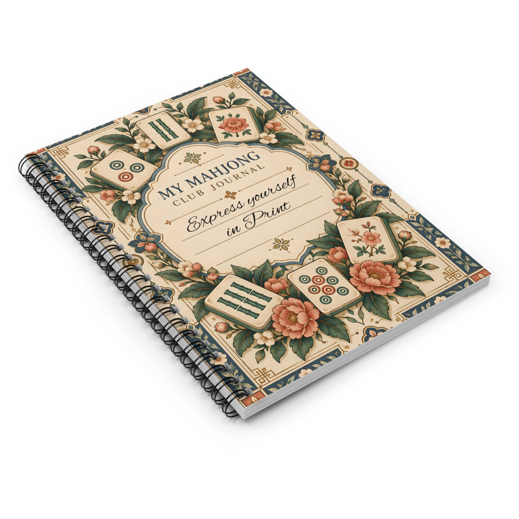 Mahjong Club Spiral Notebook