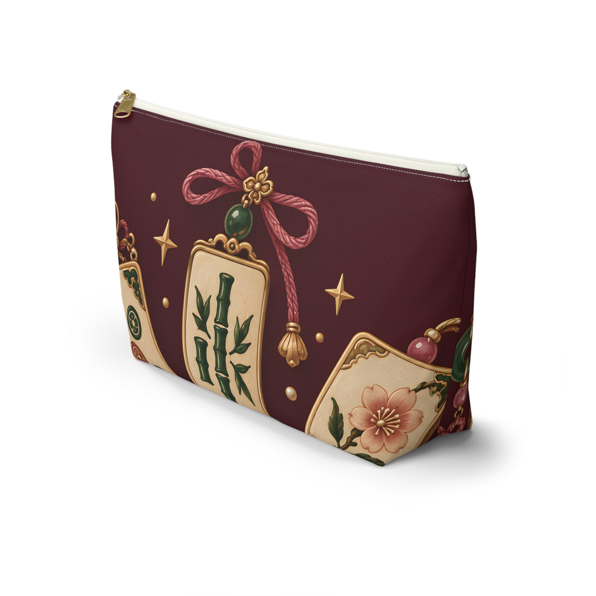 Lucky Tile Charms Mahjong Pouch