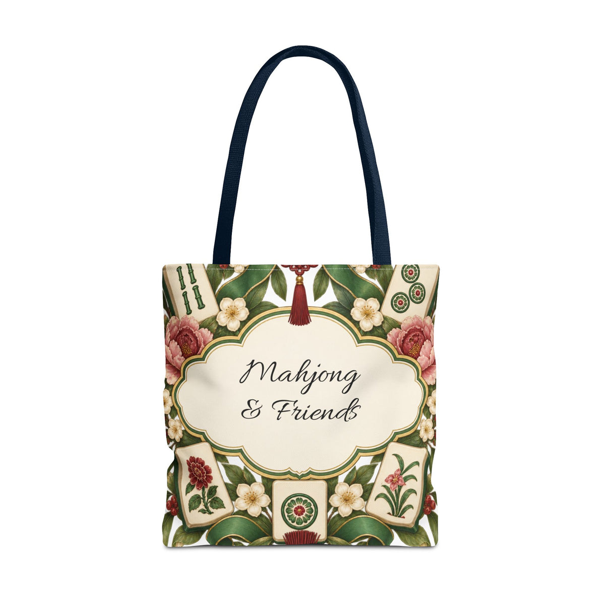 The Floral Club Mahjong Tote Bag