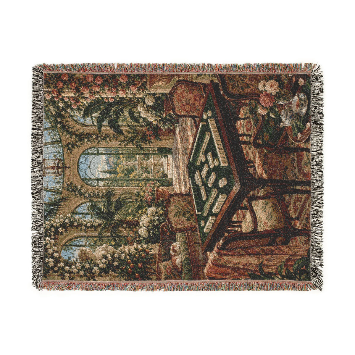 The Mahjong Conservatory Woven Blanket