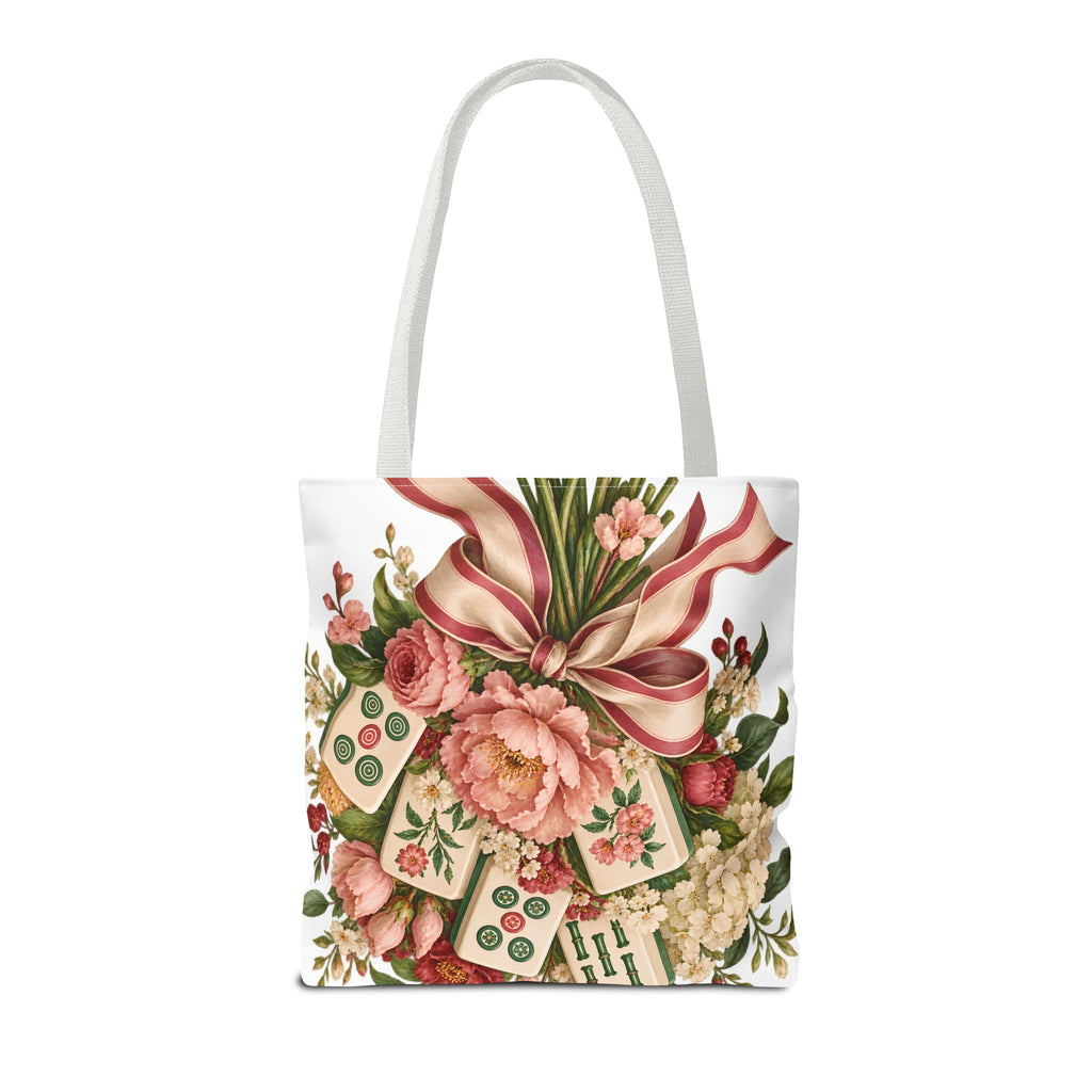Mahjong Market Day Floral Tote Bag