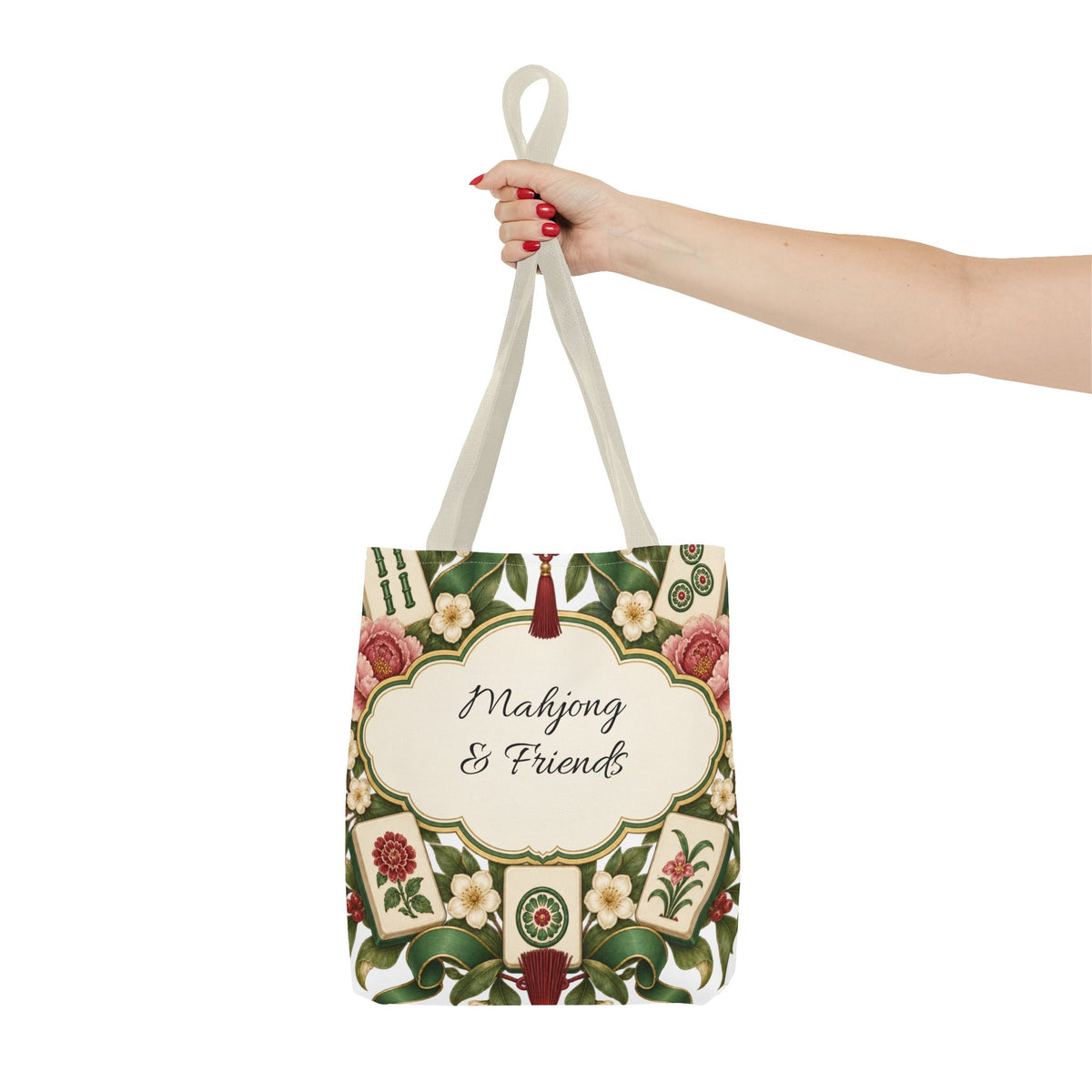 The Floral Club Mahjong Tote Bag