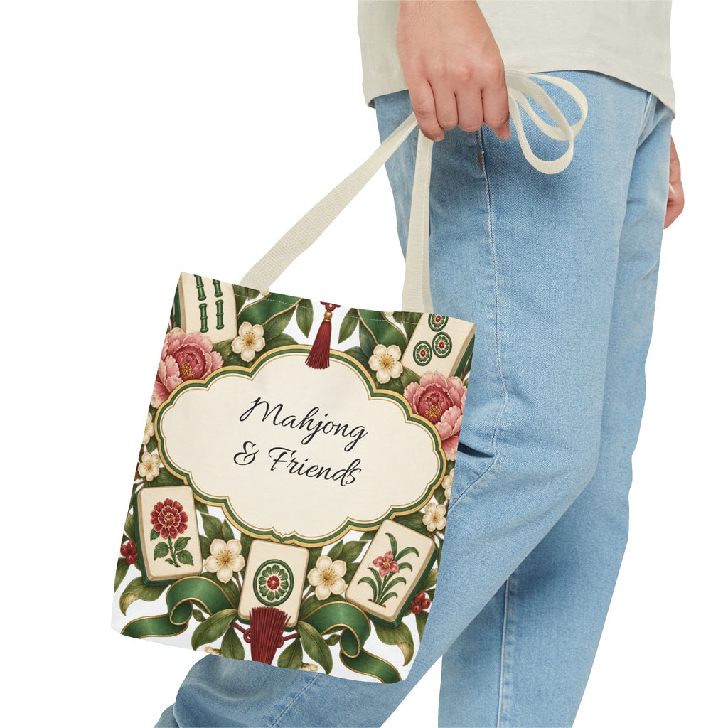 The Floral Club Mahjong Tote Bag