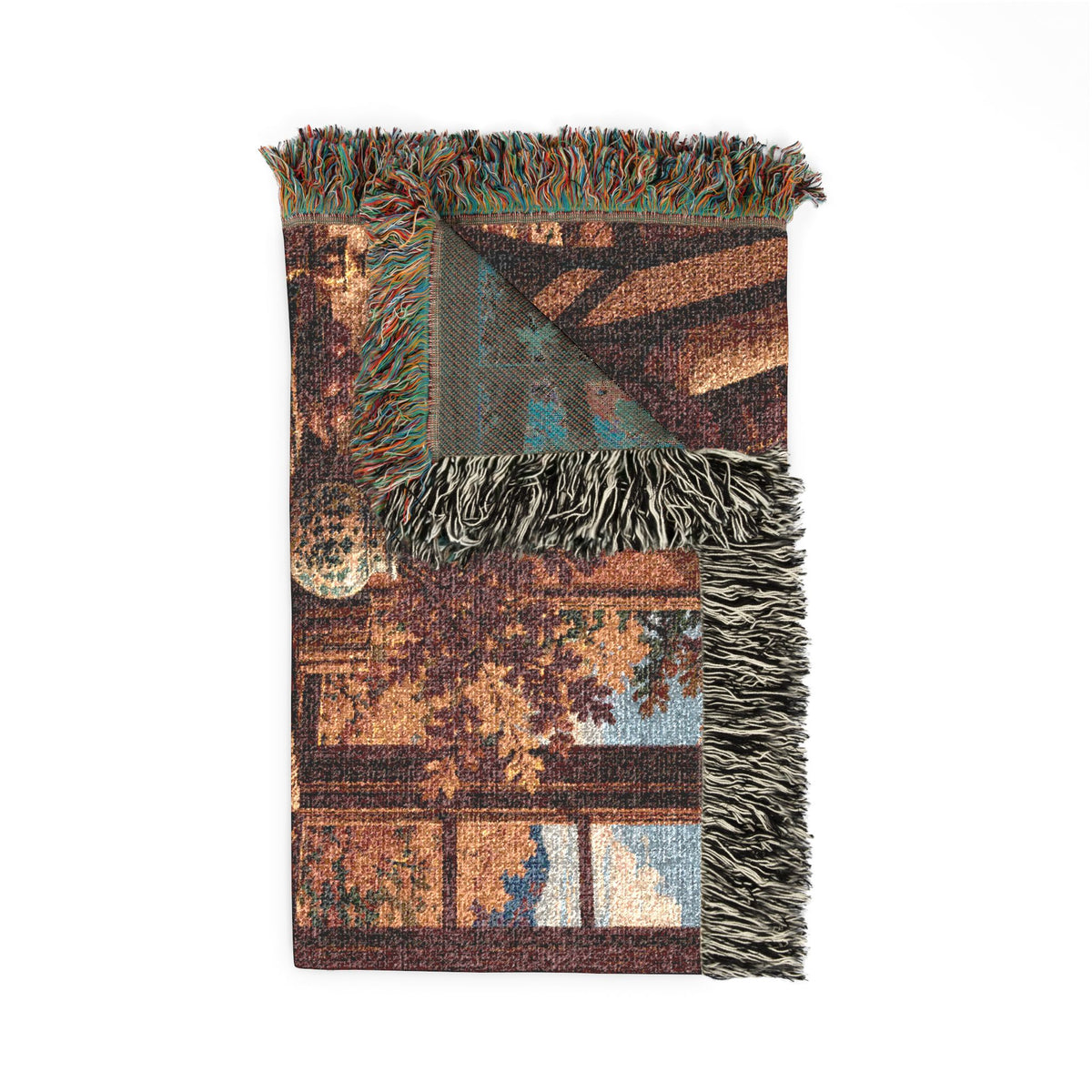The Autumn Mahjong Weekend Woven Blanket