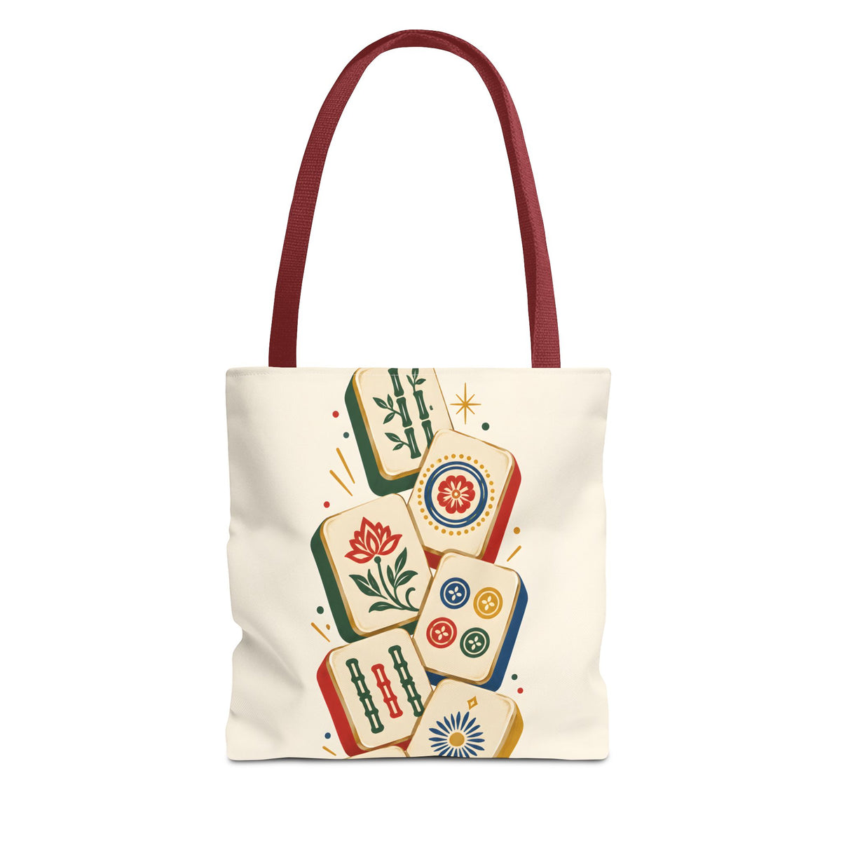 The Tile Parade Mahjong Tote Bag