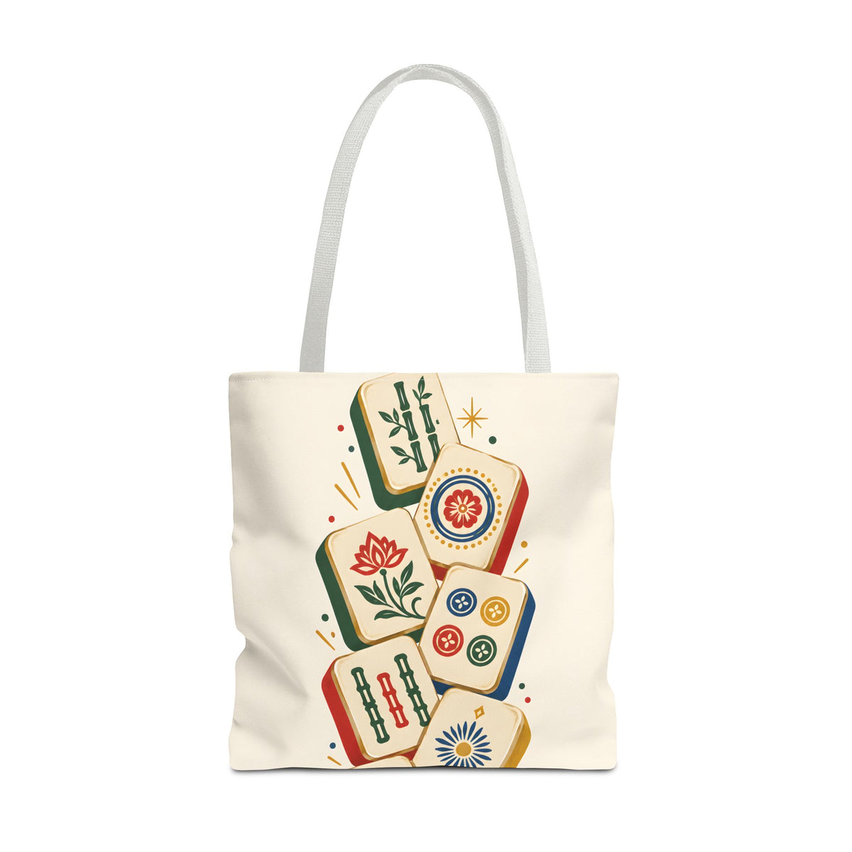 The Tile Parade Mahjong Tote Bag