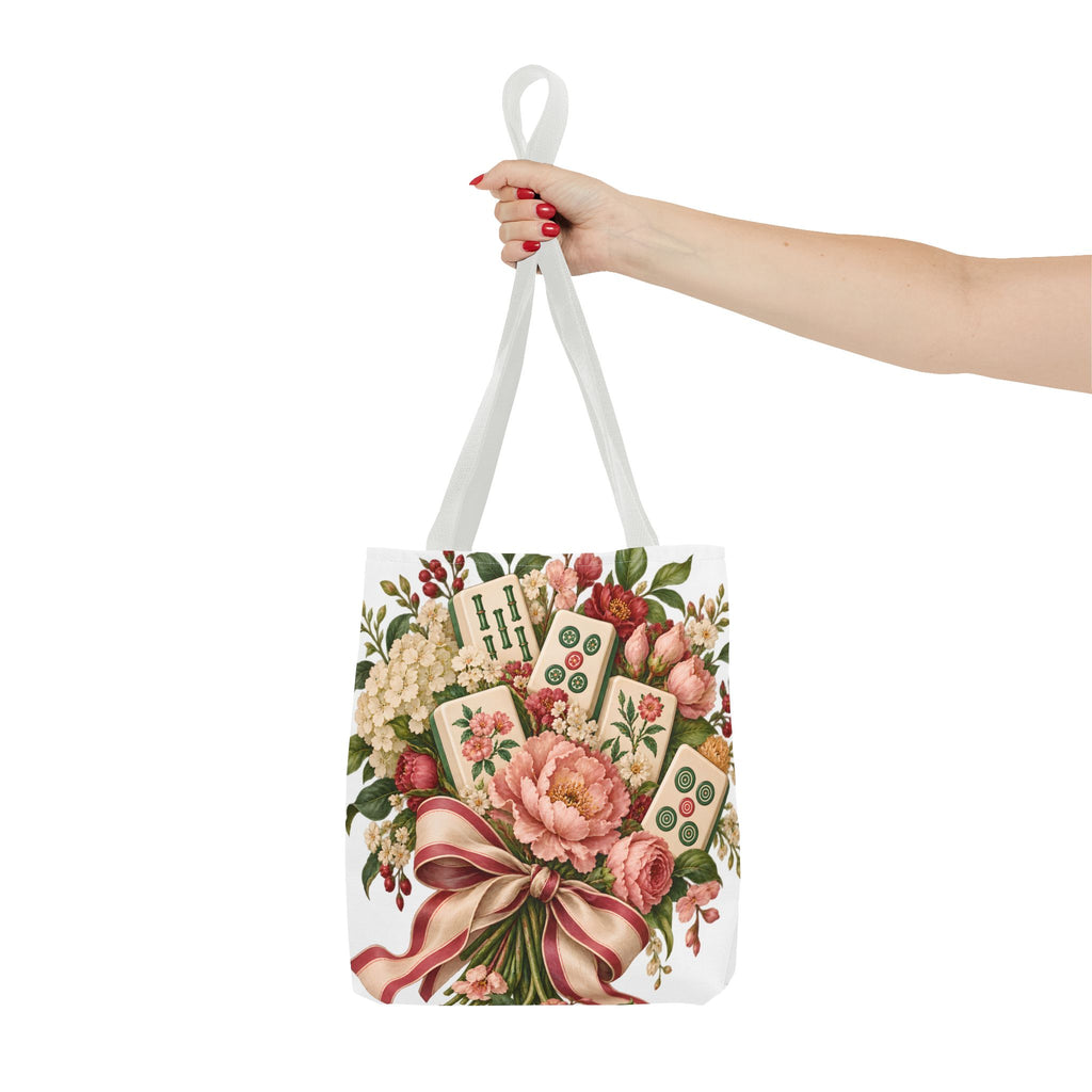 Mahjong Market Day Floral Tote Bag