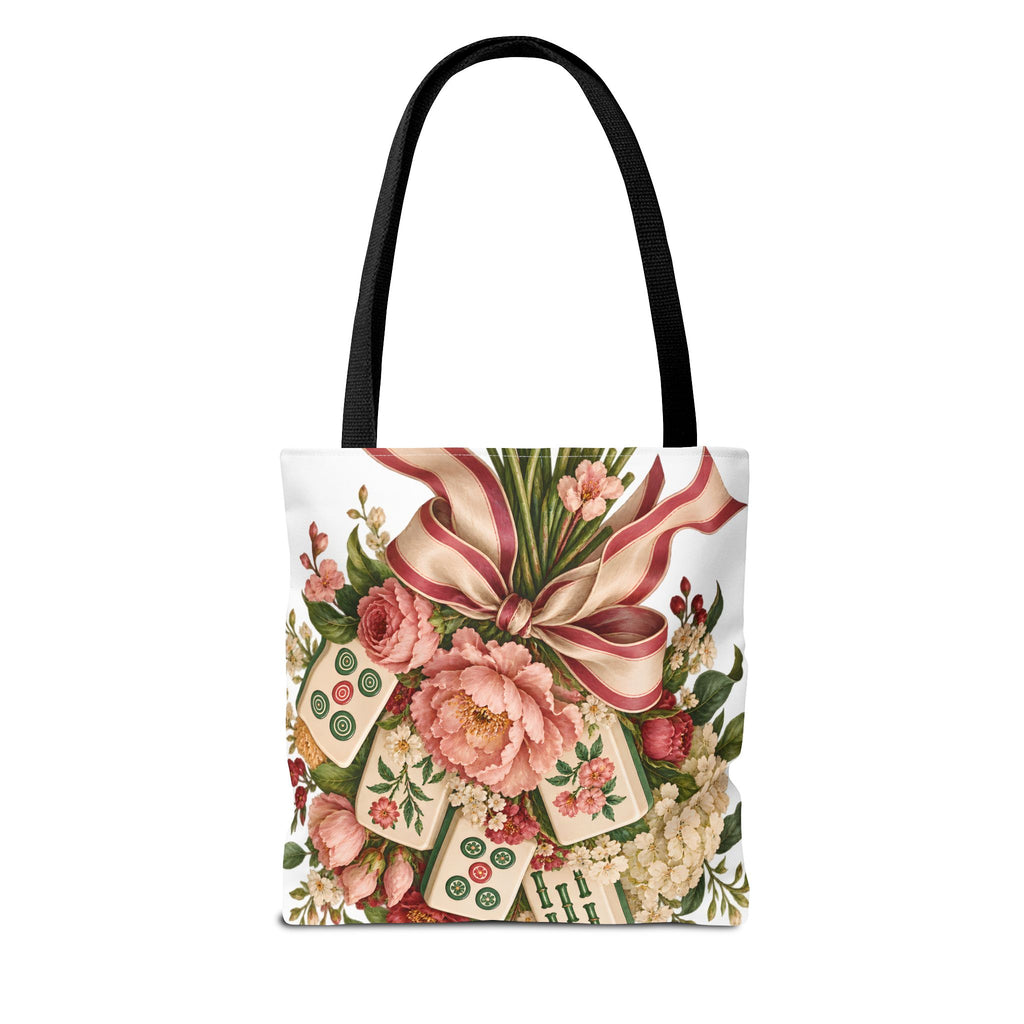 Mahjong Market Day Floral Tote Bag