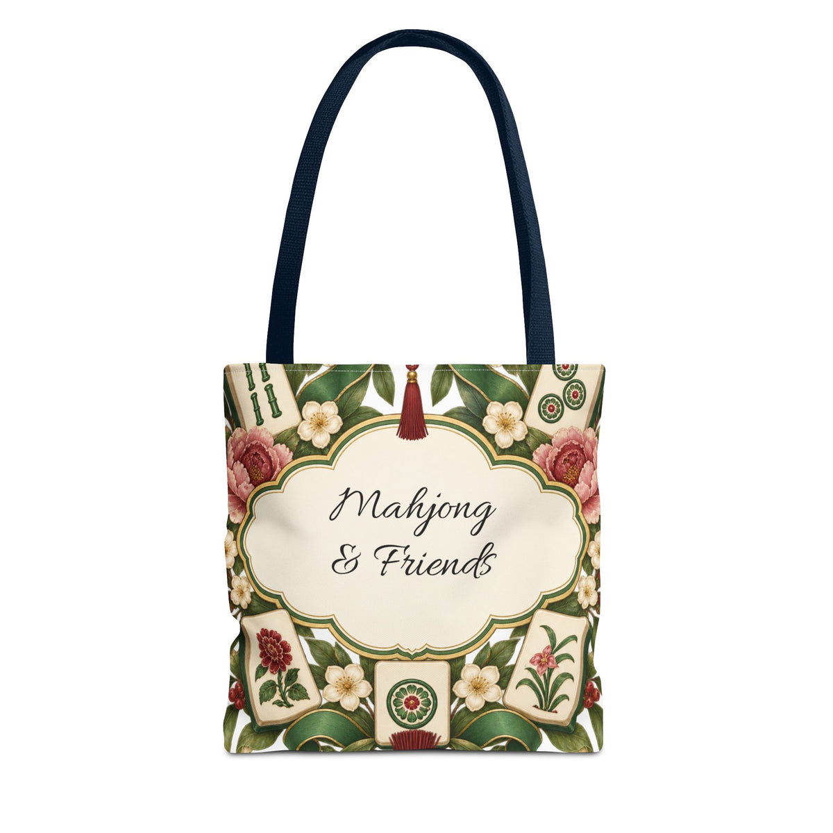 The Floral Club Mahjong Tote Bag