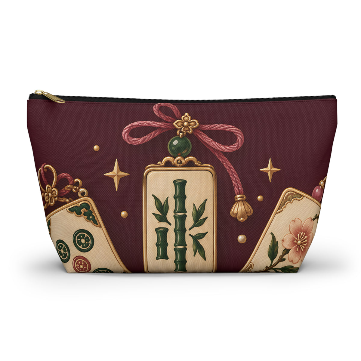 Lucky Tile Charms Mahjong Pouch