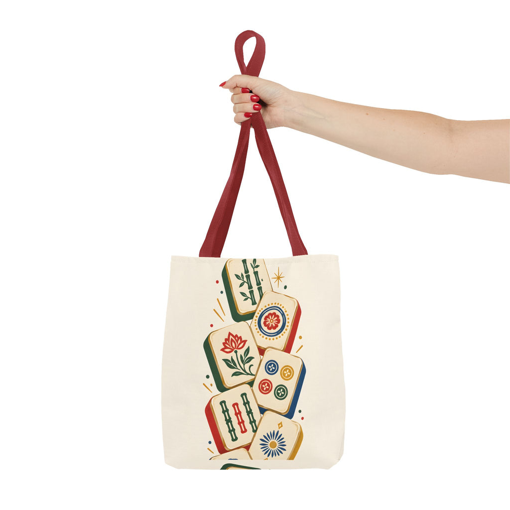 The Tile Parade Mahjong Tote Bag