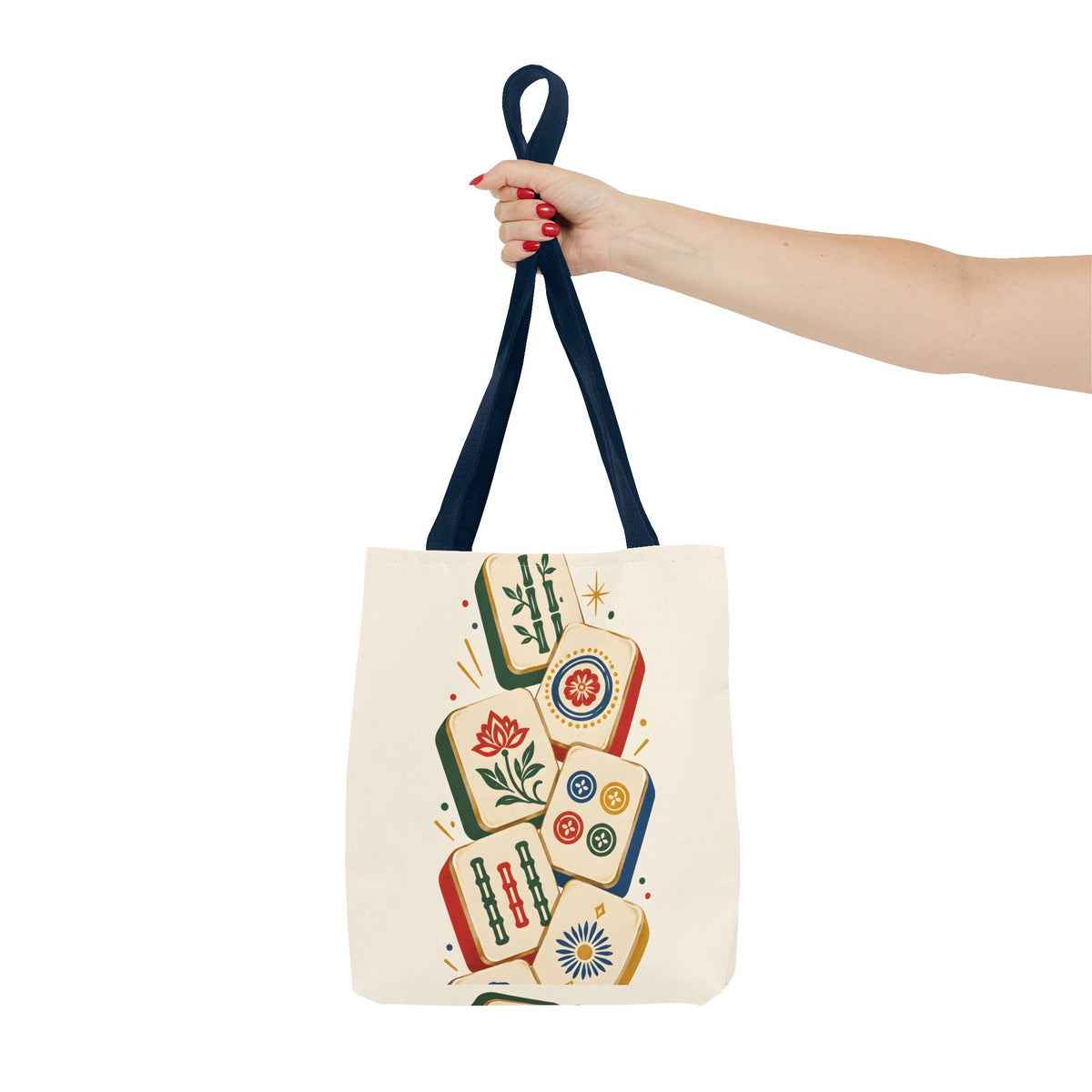 The Tile Parade Mahjong Tote Bag
