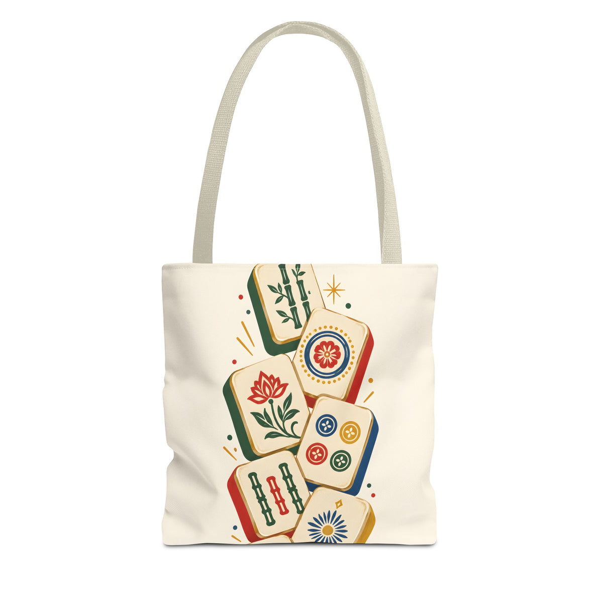 The Tile Parade Mahjong Tote Bag