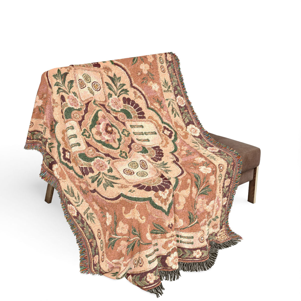 The Pink Mahjong Heirloom Woven Blanket