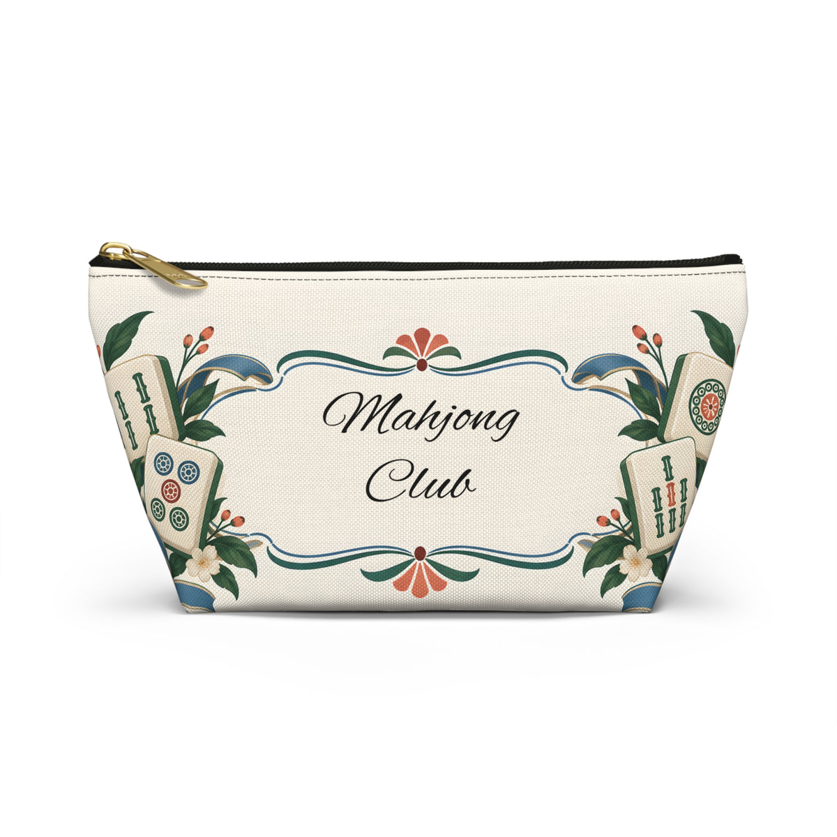 Floral Mahjong Club Pouch