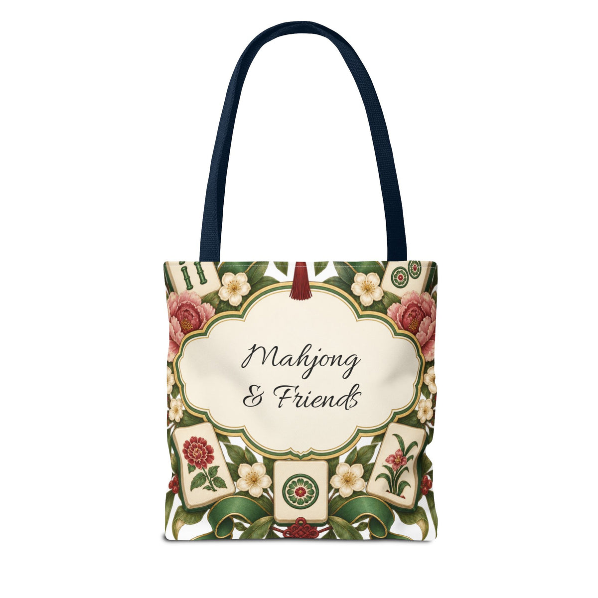 The Floral Club Mahjong Tote Bag