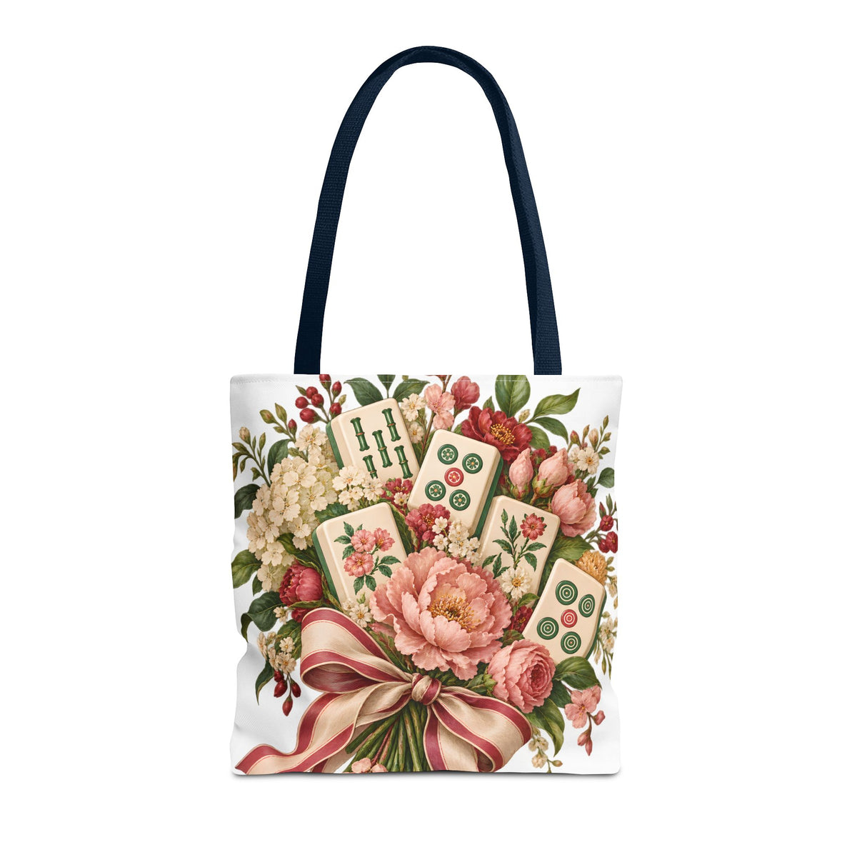 Mahjong Market Day Floral Tote Bag