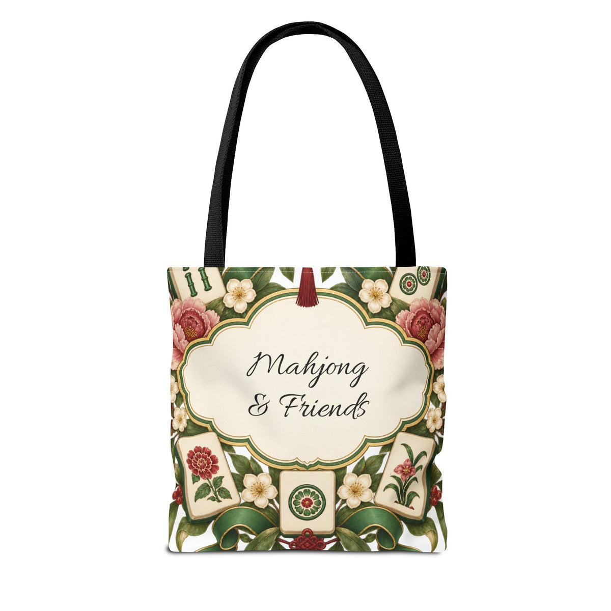 The Floral Club Mahjong Tote Bag