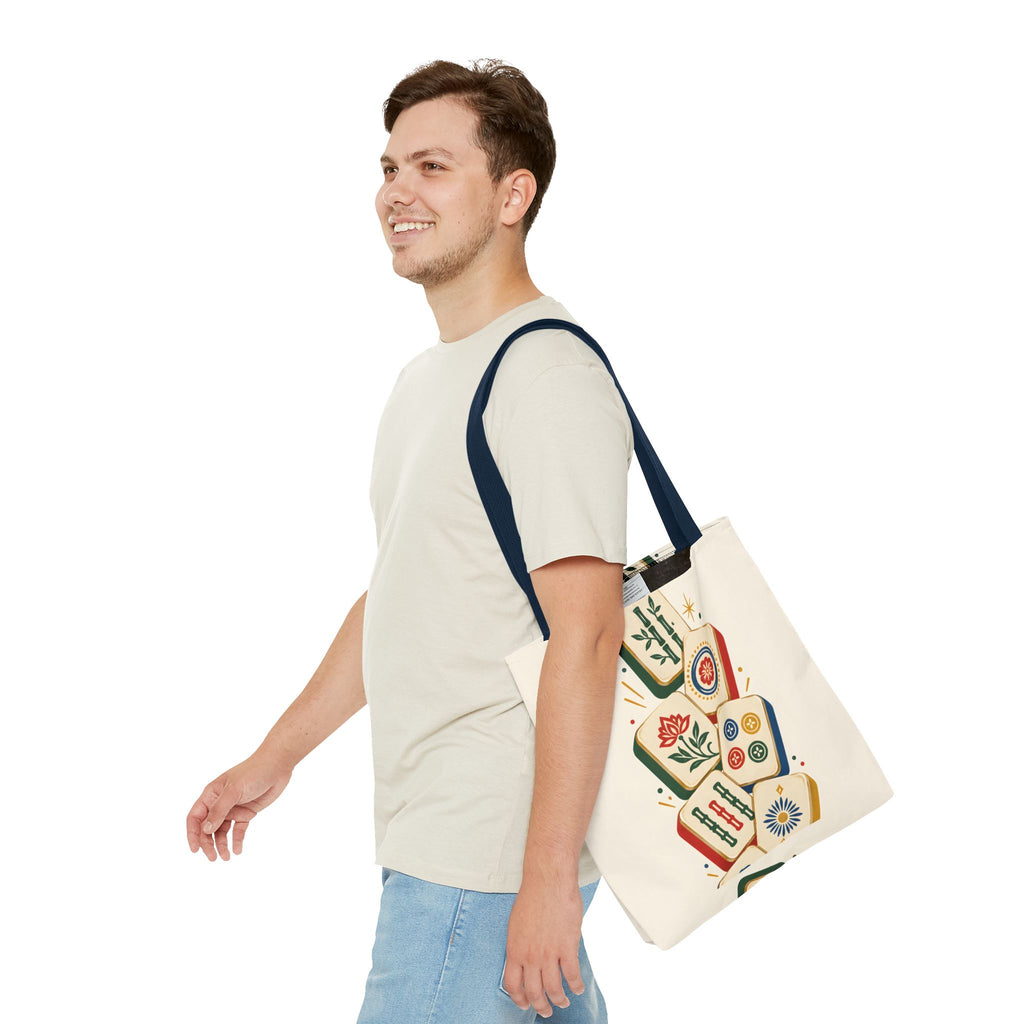 The Tile Parade Mahjong Tote Bag