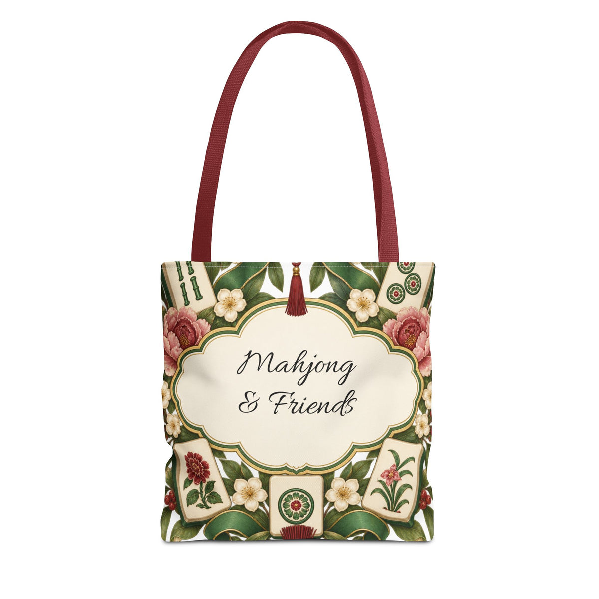 The Floral Club Mahjong Tote Bag