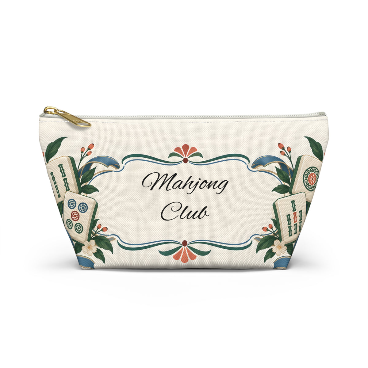 Floral Mahjong Club Pouch