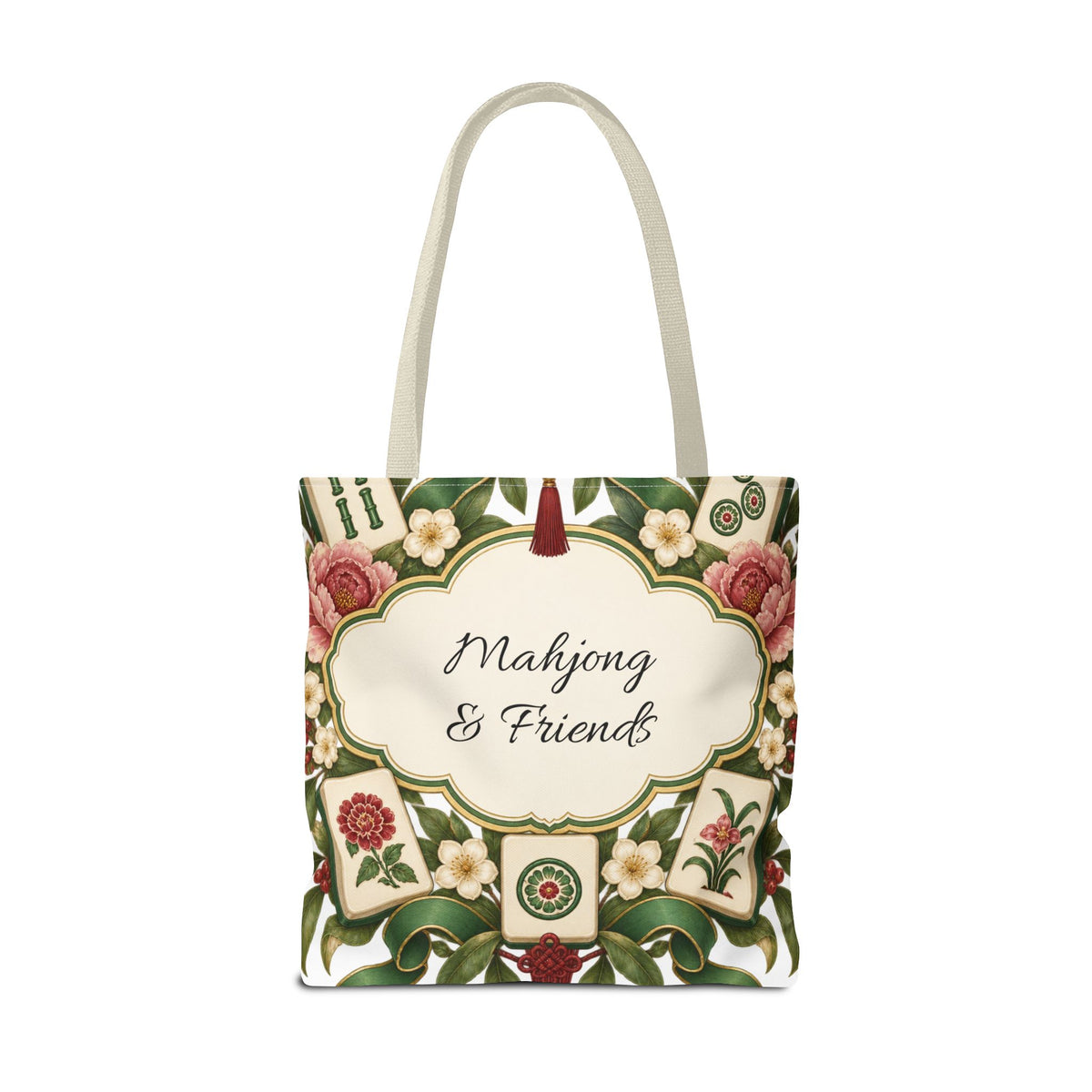 The Floral Club Mahjong Tote Bag