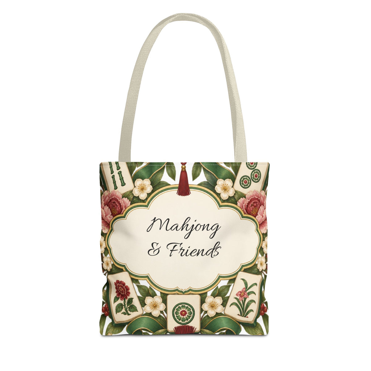 The Floral Club Mahjong Tote Bag