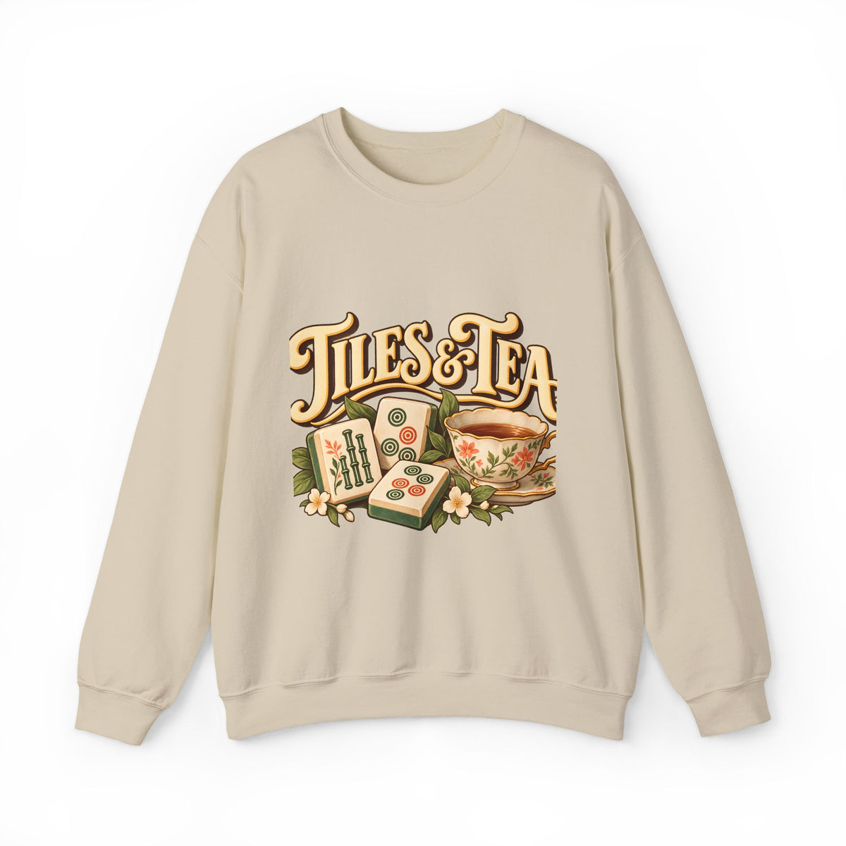 Tiles & Tea Mahjong Sweatshirt
